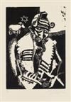 MARC CHAGALL Group of 6 early woodcuts.